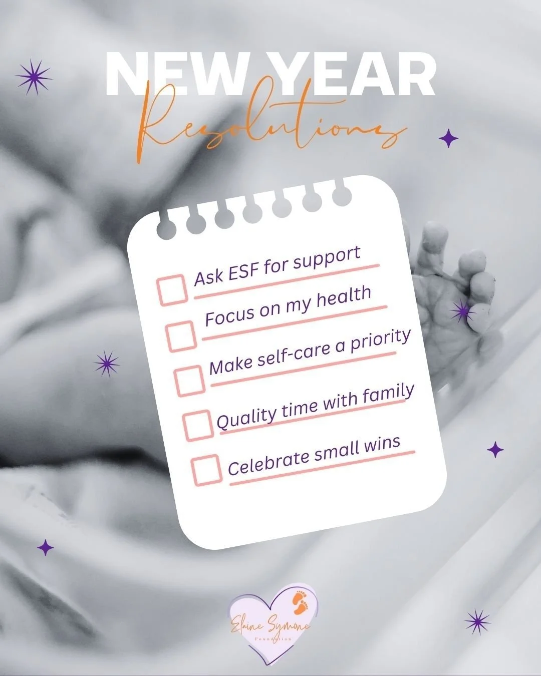 It&rsquo;s not too late to set gentle goals for this month or year for you and your baby. 🎉🎆

If you&rsquo;re comfortable, share your goals in the comments! To our families beyond the NICU, this includes you, too. We'd love to hear your goals also!