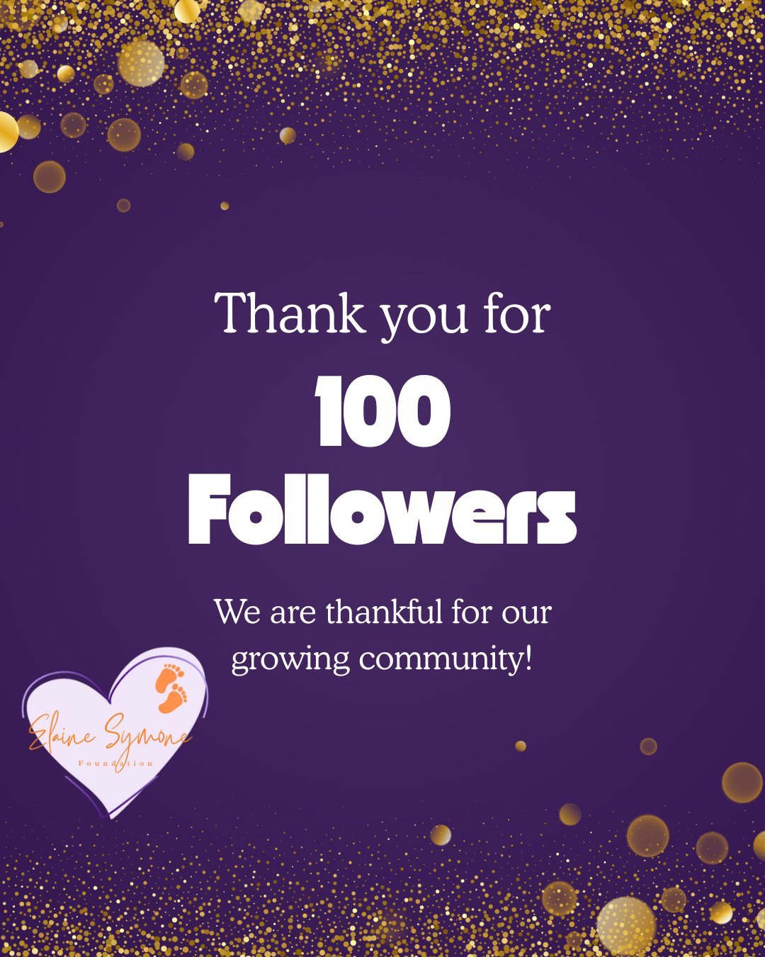 We just wanted to take a moment to say thank you for helping us reach 100 followers! 💜🧡. We are truly grateful for each and every one of you.

This community is growing with purpose, compassion, and hope. Together, we&rsquo;re making a difference f