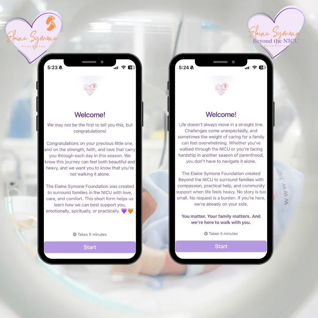 No matter where you are in your NICU journey, you deserve support.💜🧡

We assist families with practical and emotional needs, whether you&rsquo;re currently in the NICU or adjusting to a new season of life. Our two support request forms (linked in o