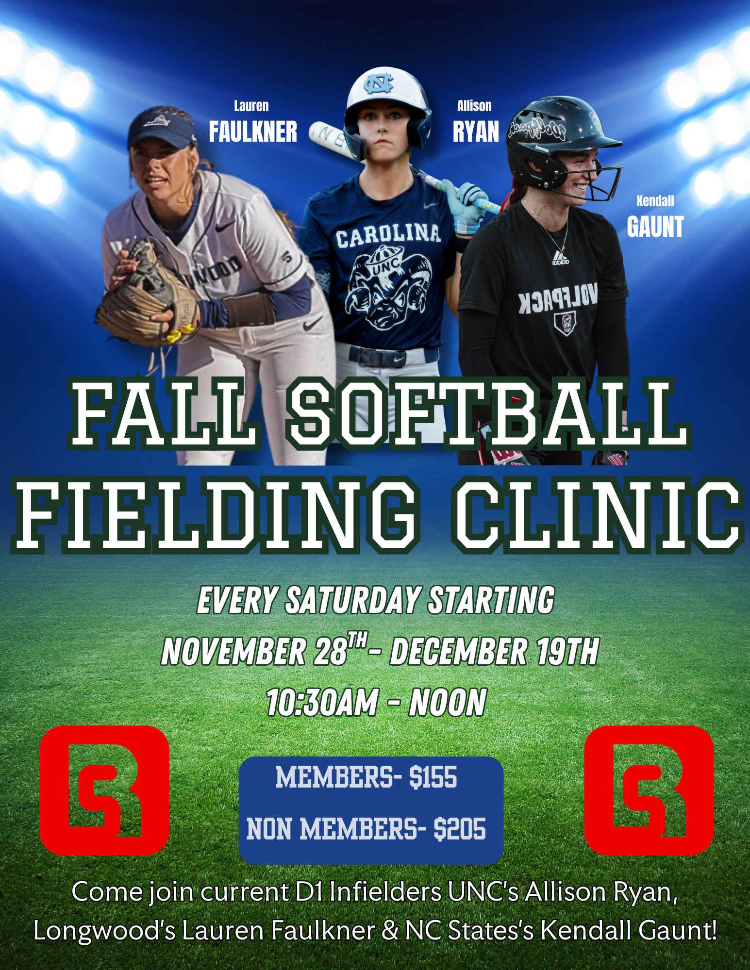 Fall Softball Fielding Clinic