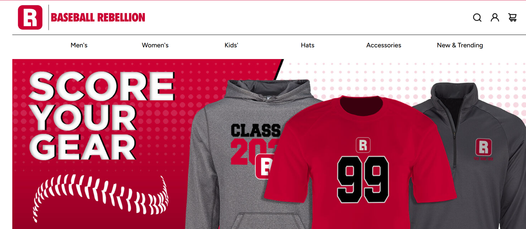 Baseball & Softball Rebellion Sideline Store
