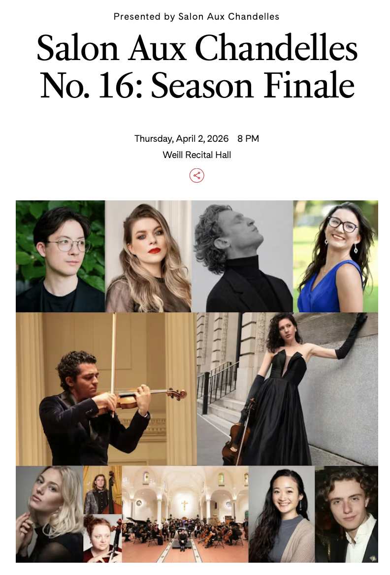 Carnegie Hall Debut