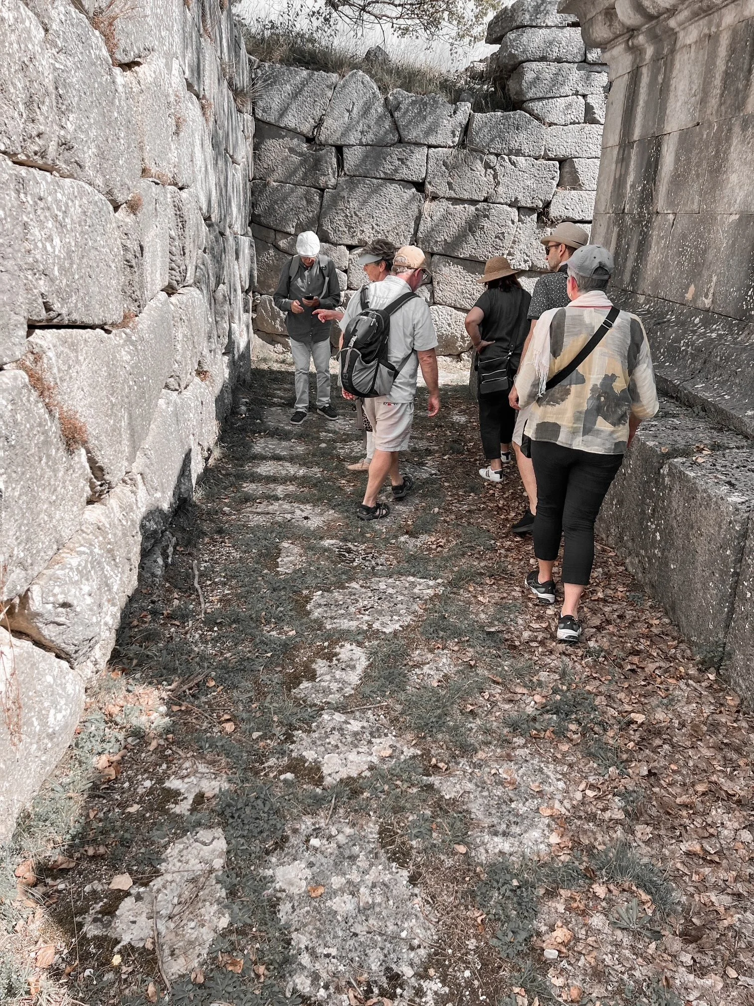 Exploring ancient Sanniti archeological site at Pietrabbondante in Molise - the Wild Heart of Italy. Antica Travel Co