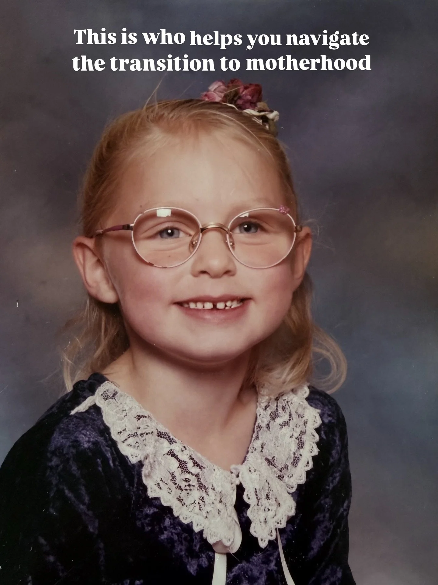 Couldn&rsquo;t miss out on this trend! Little Michelle would be so proud 🥺

#thisiswho #innerchild #maternalmentalhealth #postpartummentalhealth