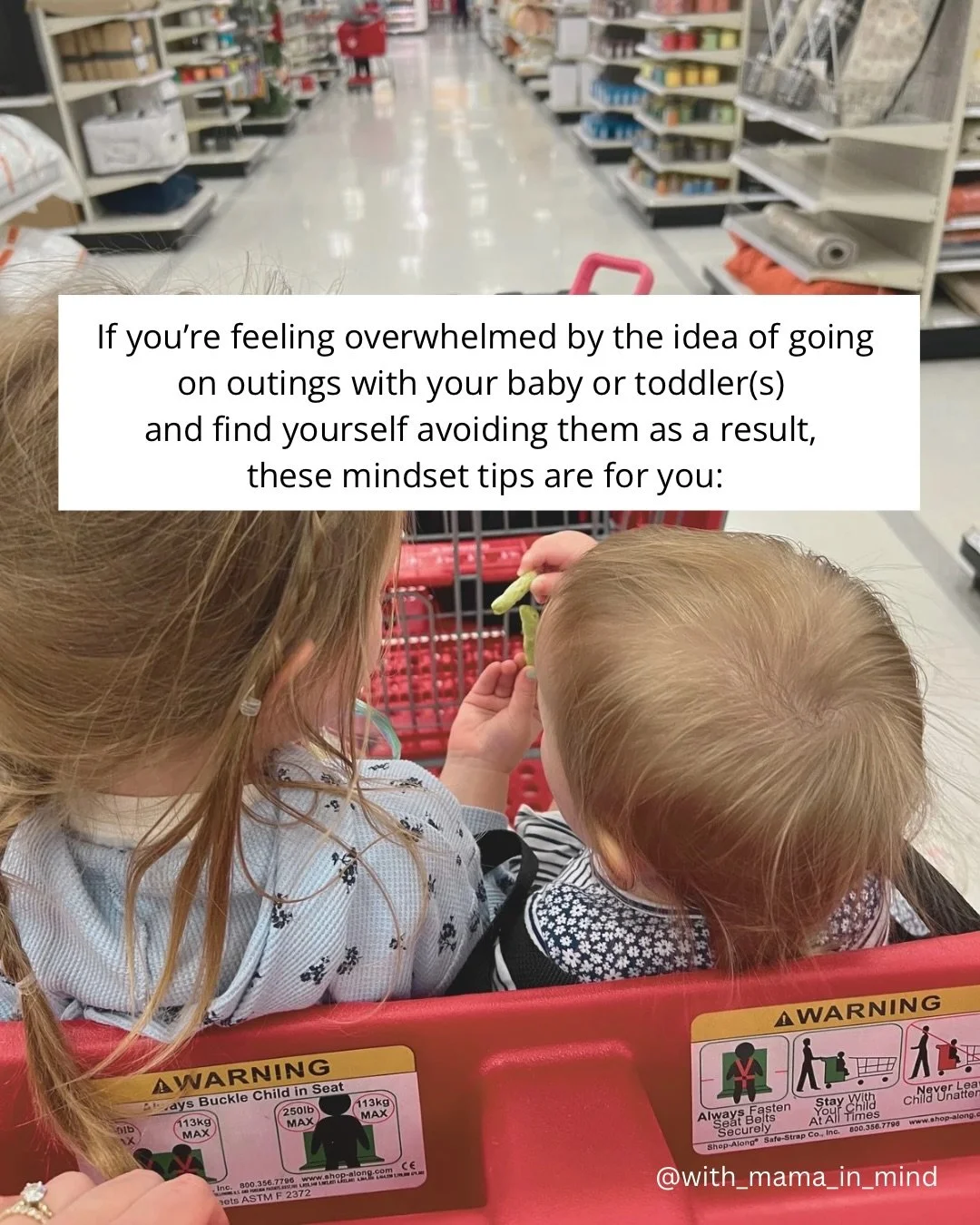 When you are a new mom, adjusting to the addition of new children in your family, or navigating new developmental stages with your children, outings can feel SCARY. Anxiety can tell you lots of stories about how horribly it will go if you try, so it 