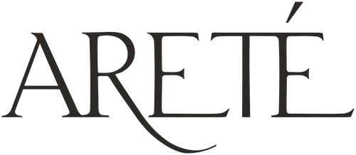 The word 'ARETE' written in bold, black letters on a white background.
