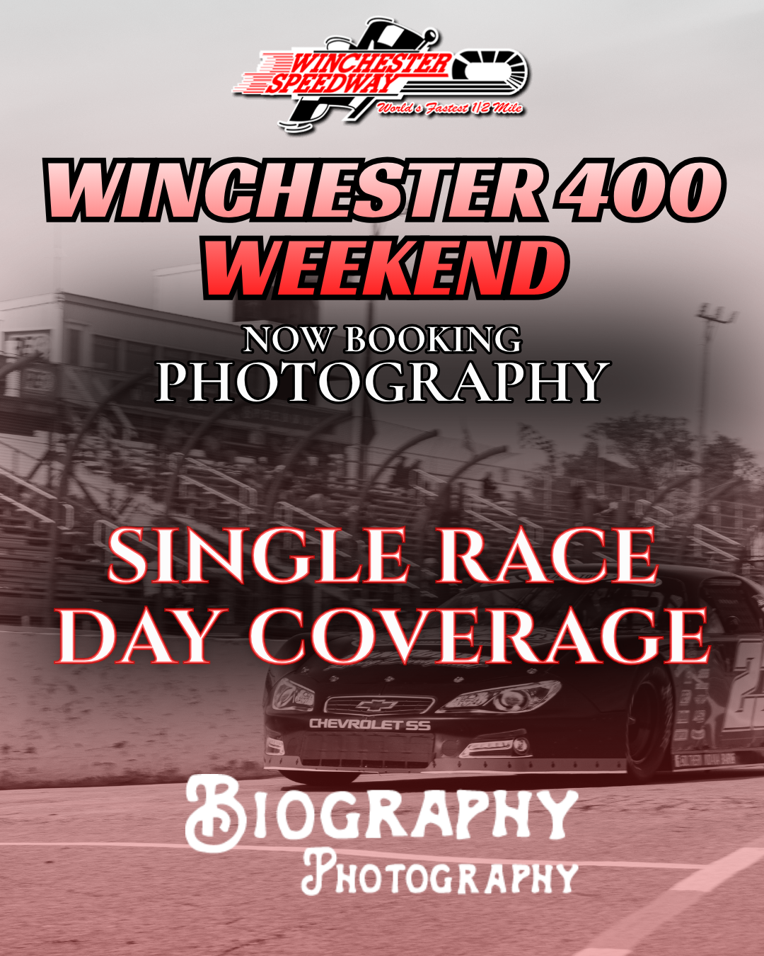 Single Race Day Coverage — Winchester 400 Weekend Oct. 9-11, 2026