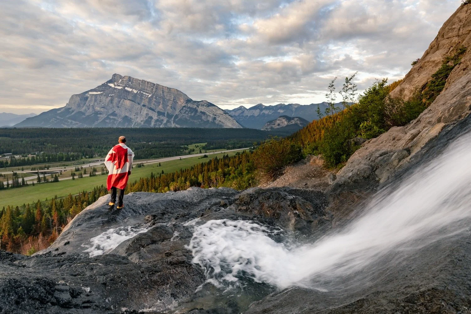 Canada Day at Cascade Falls_Minnewanka Loop_Banff National Park_Robert Massey Photography.jpeg