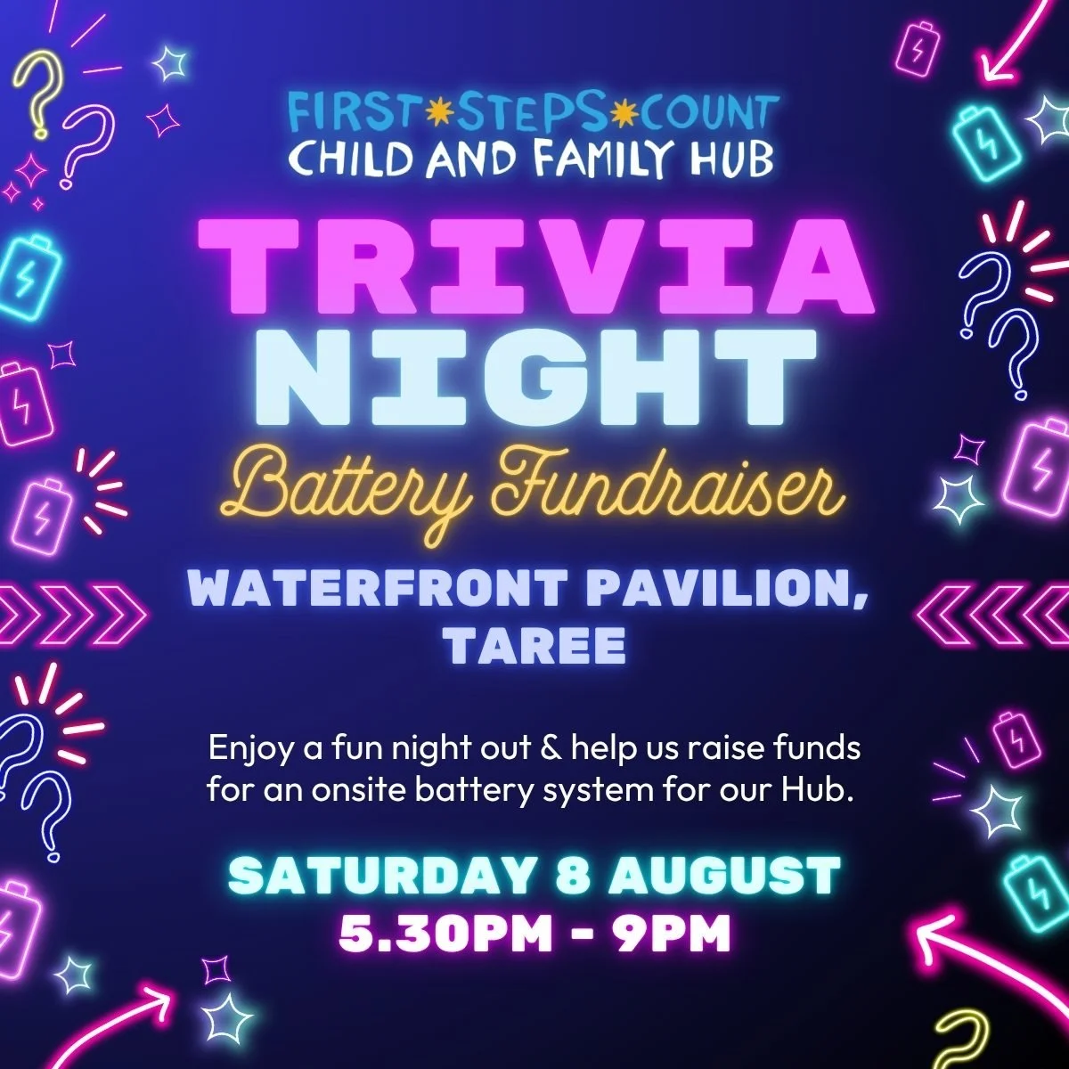 Trivia Night for First Steps Count — A Community Fundraiser for an Exciting Project