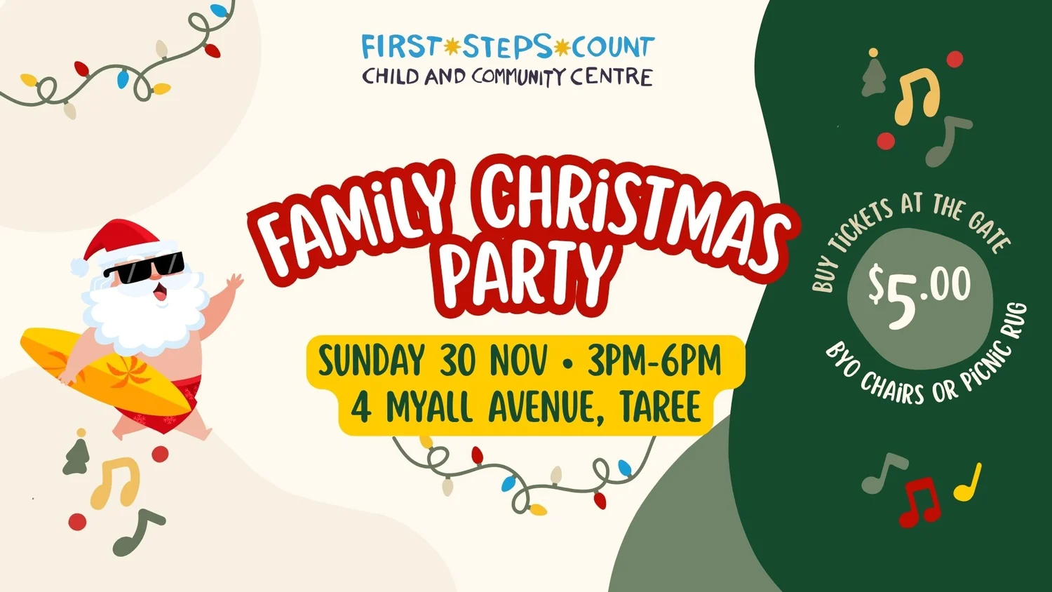 You’re Invited to the First Steps Count 2025 Family Christmas Party ...