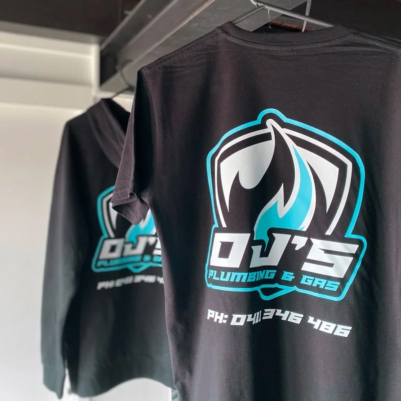 plumber branded shirt design print