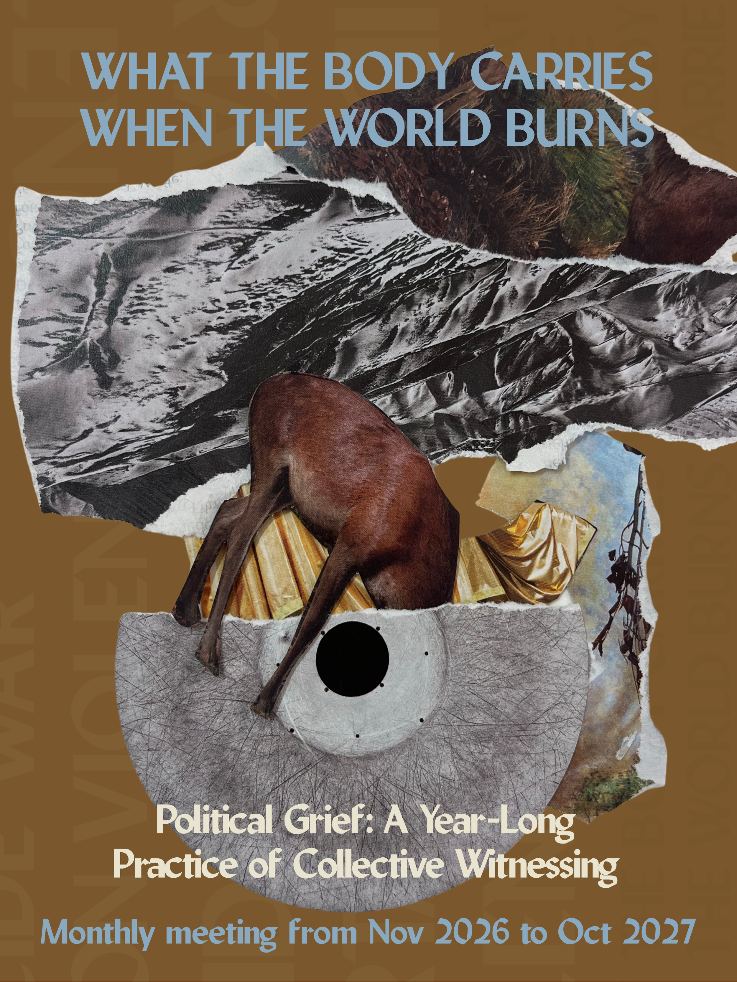 What the Body Carries When the World Burns- Political Grief: A Year-Long Practice of Collective Witnessing