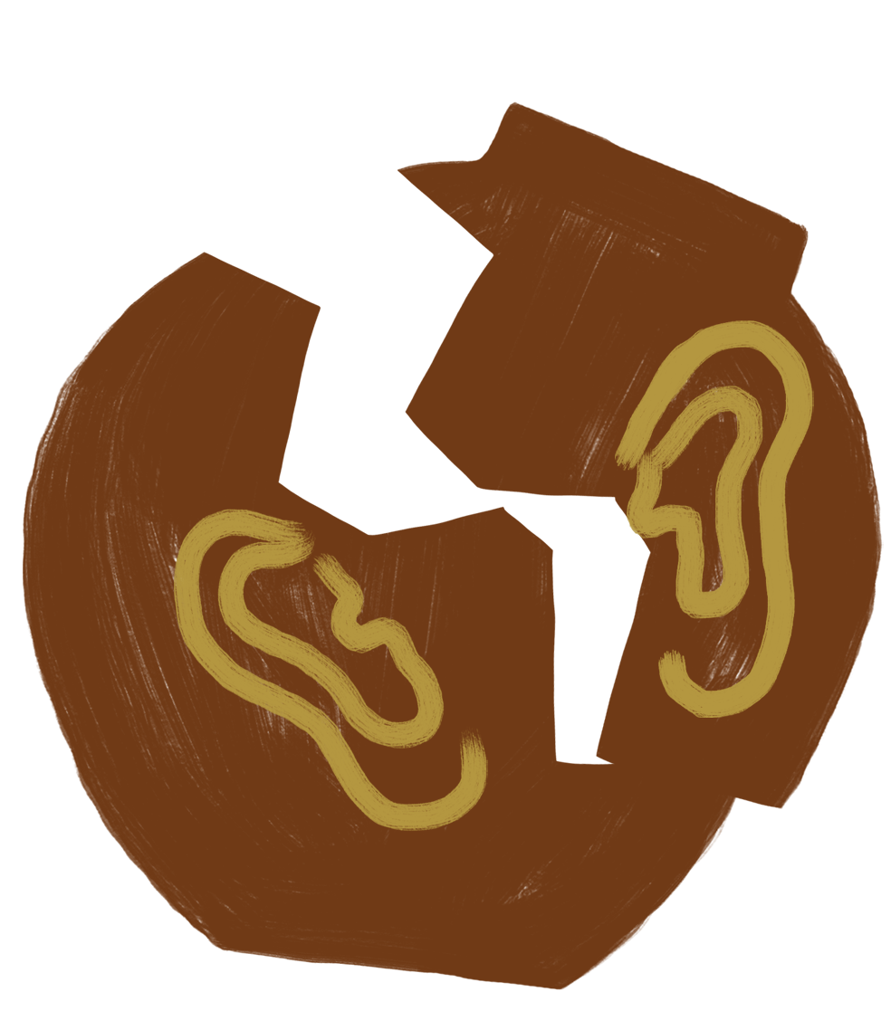 Salon customer with new long natural braids