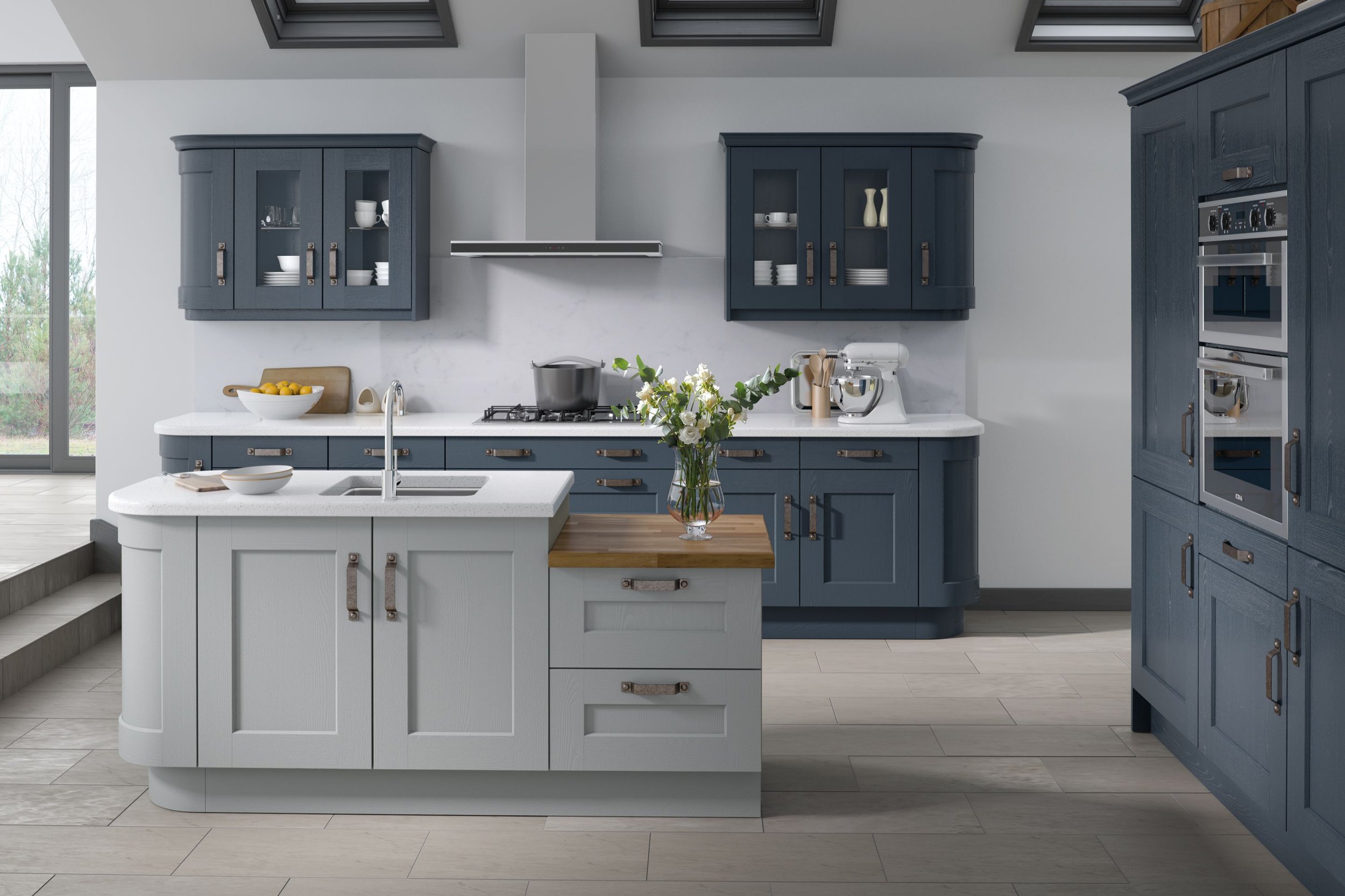 Greenwich - Key Blue & Light Grey