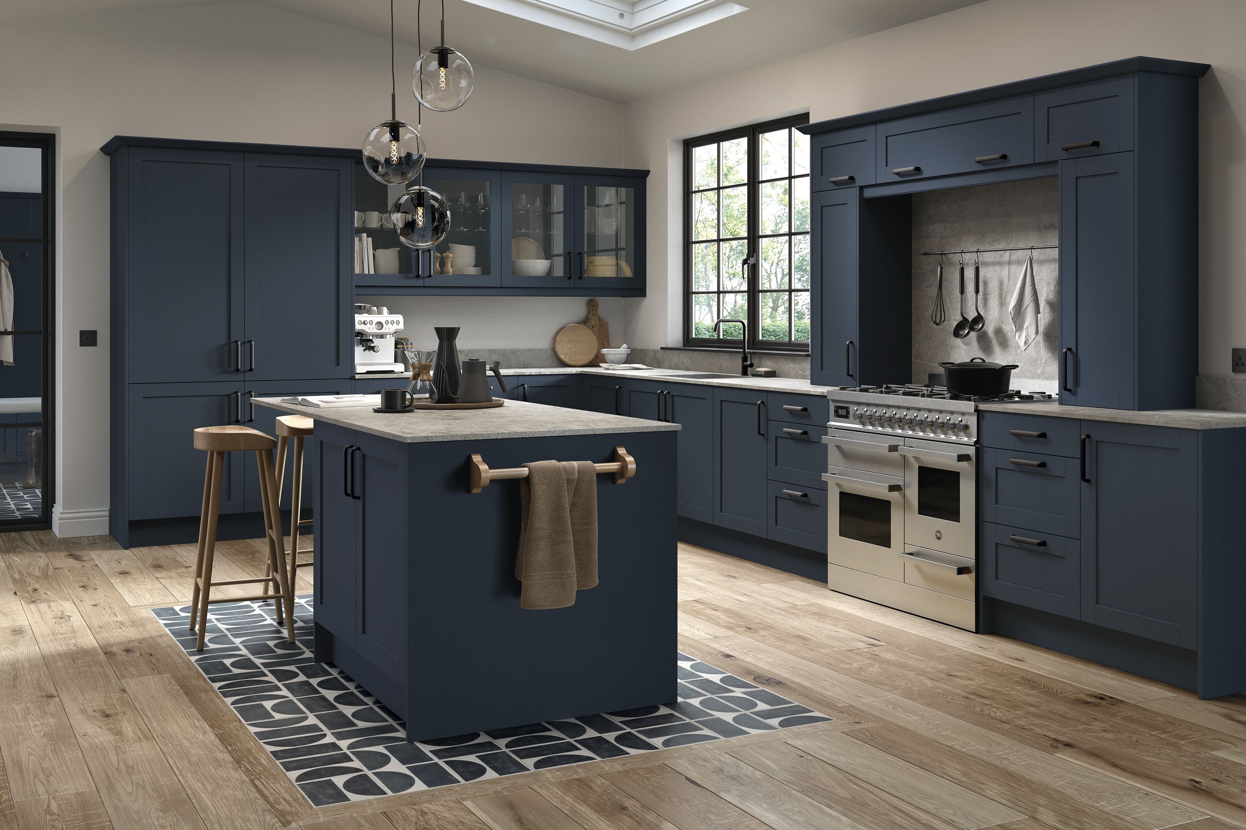 5 Piece Dylan - Indigo Blue