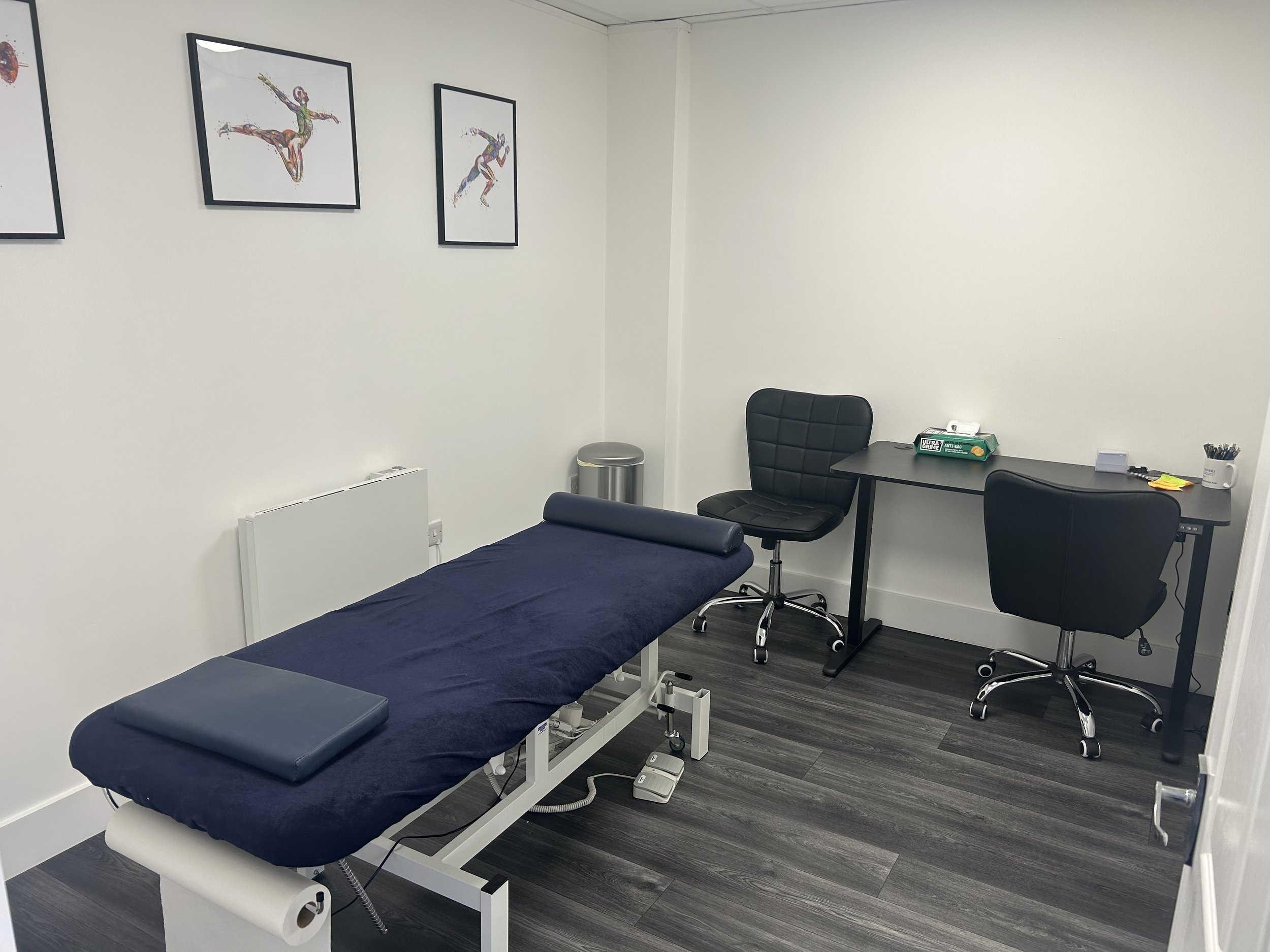 Sports massage room