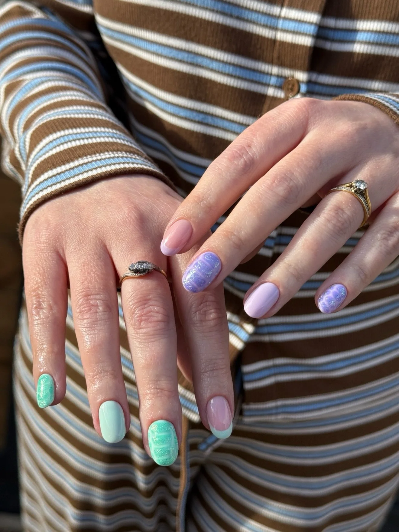 Croc print &amp; contrasting colours 👗💜

It was time to say goodbye to my most liked set yesterday which ended up reaching 2k likes last night 🥹 My client kindly gifted me a card to celebrate the hype her set of nails has had, so thank you to all 