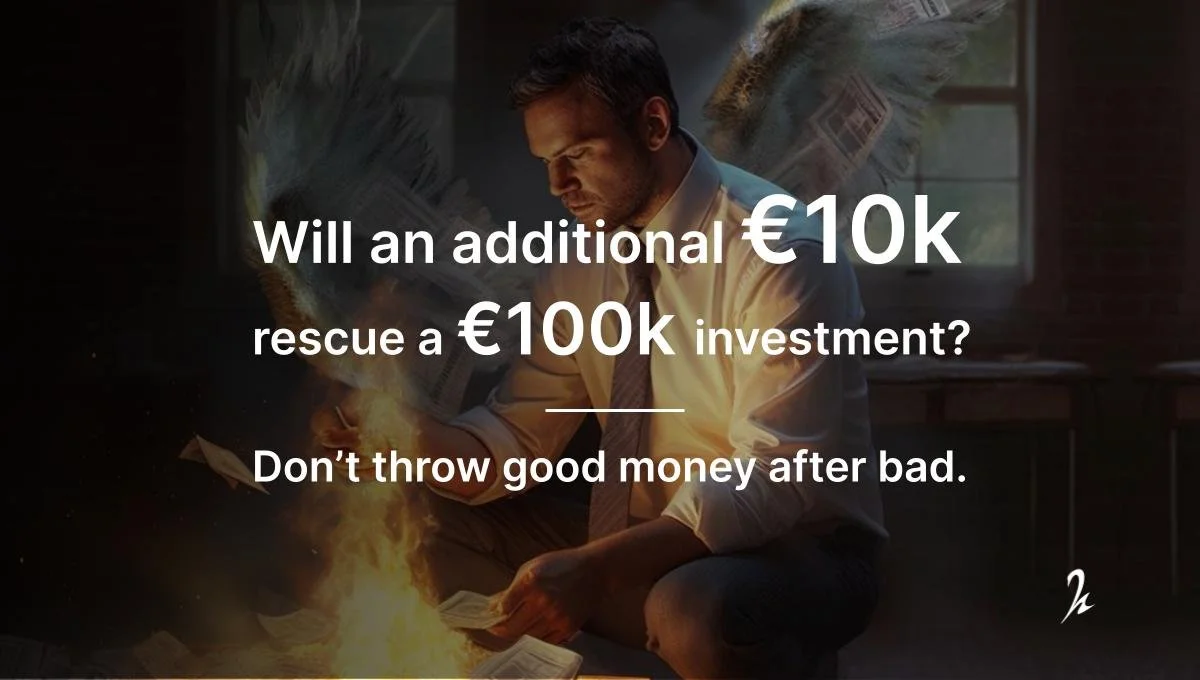 No bridging: Why €10k probably won’t rescue your €100k investment!