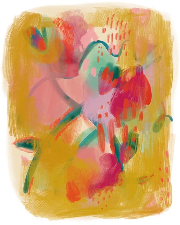 The Garden. Digital Illustration.