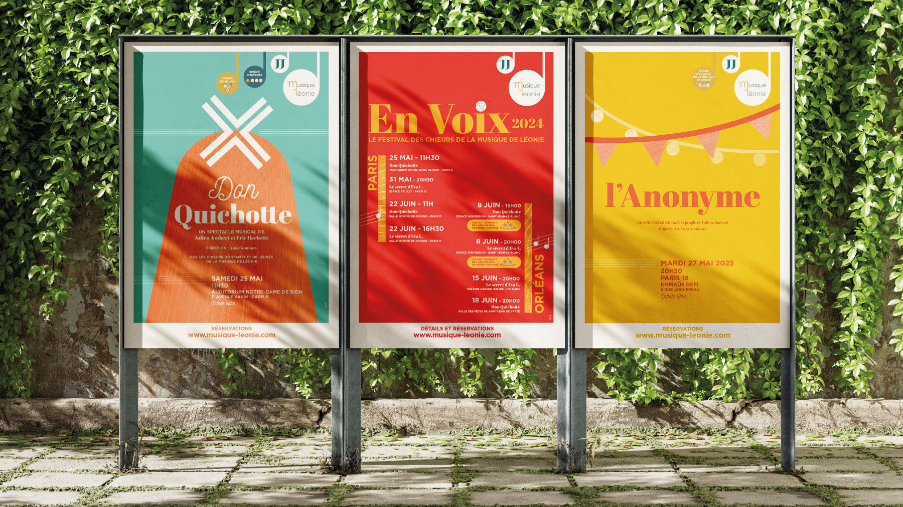 La musique de Léonie - Affiches spectacles