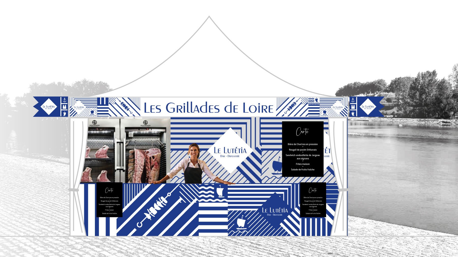 Le Lutétia - stand au Festival de Loire