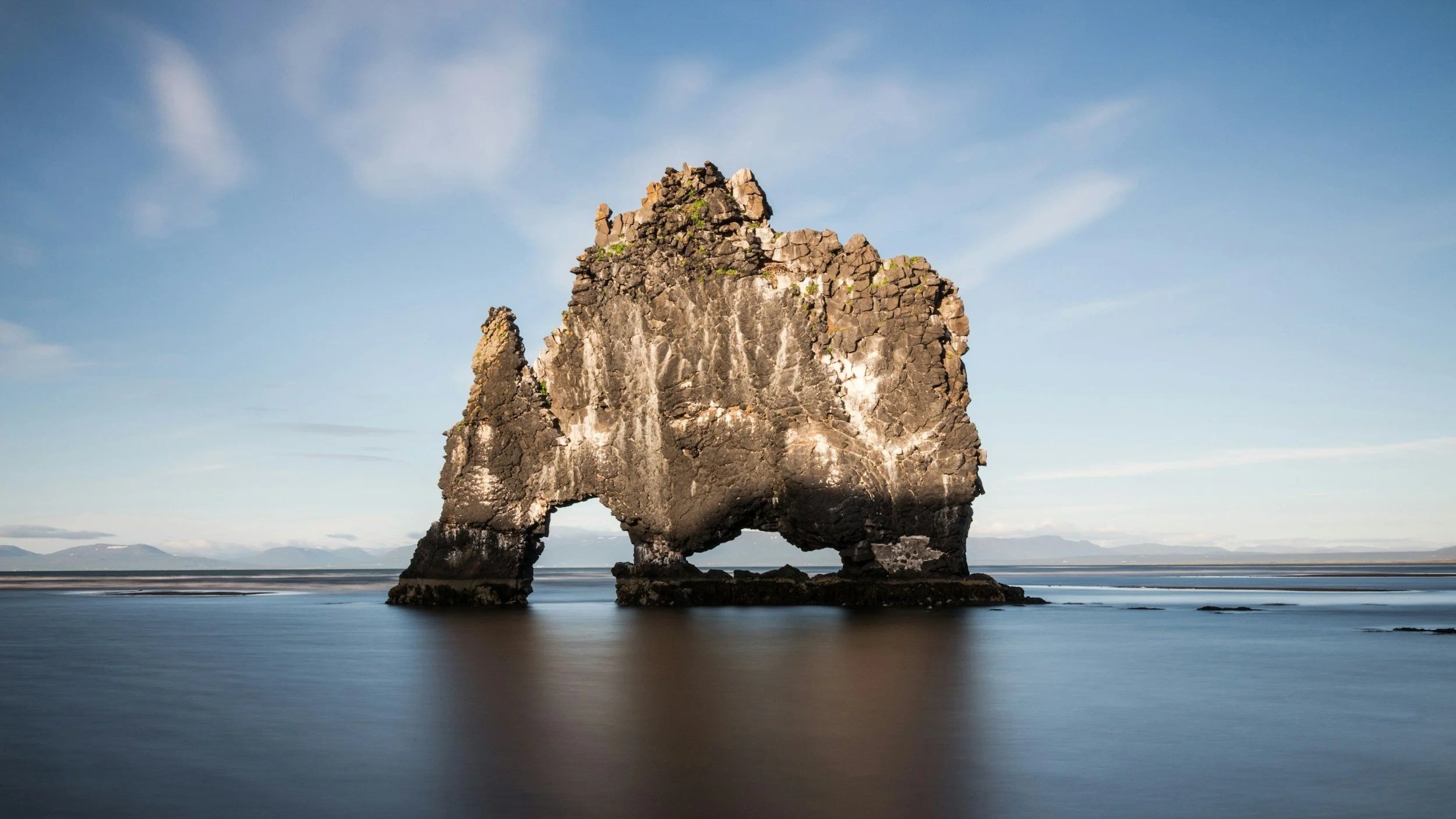 Hvitserkur på norra Island