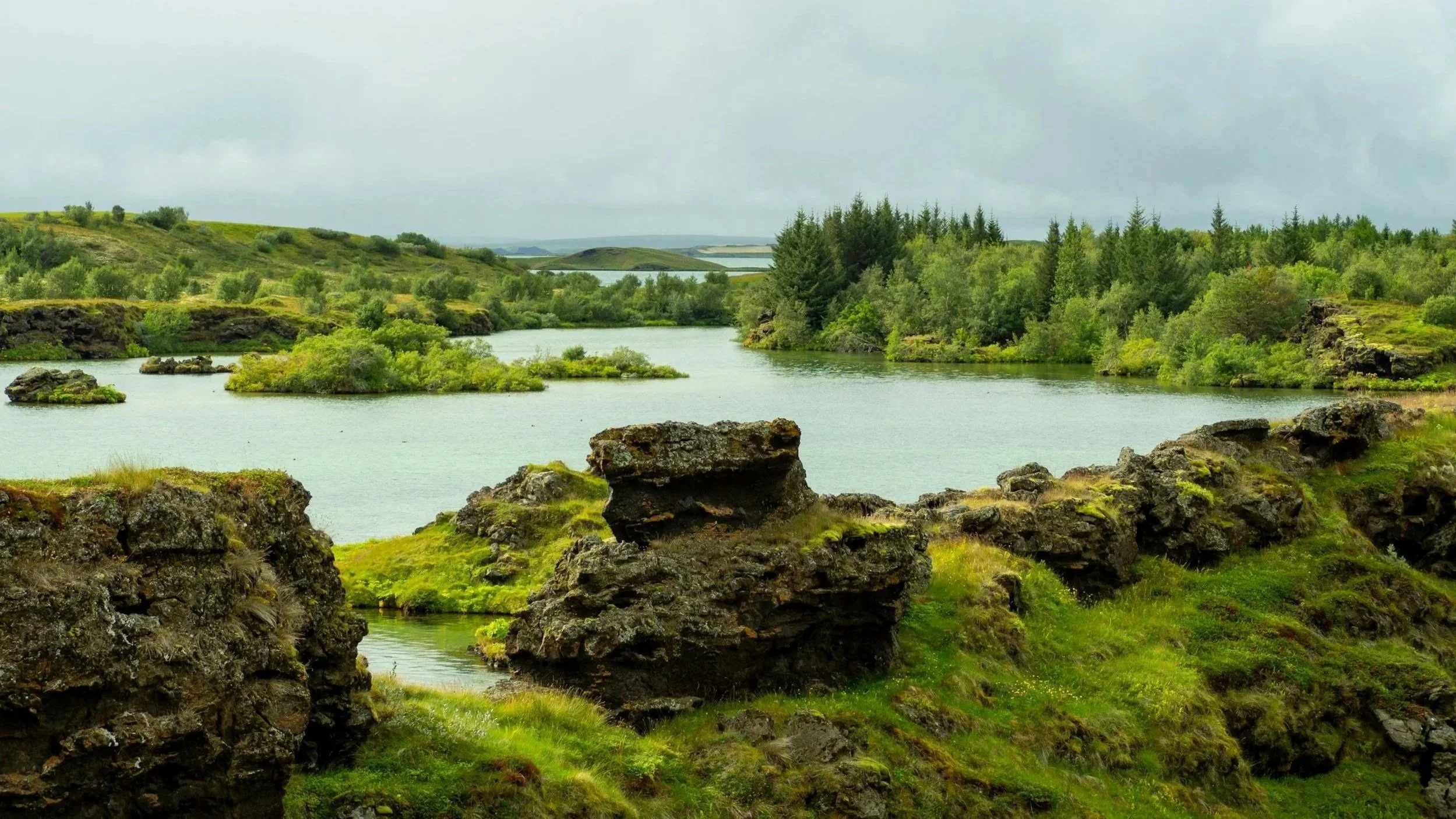insjön myvatn på norra island