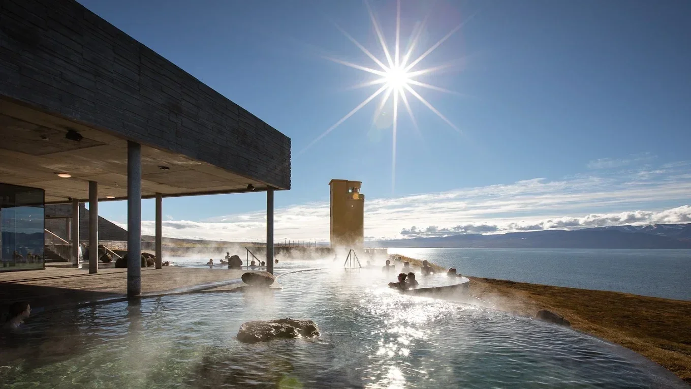 GeoSea spa på norra Island
