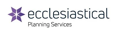 Ecclesiastical Planning Services logo with a purple star shape and black text.