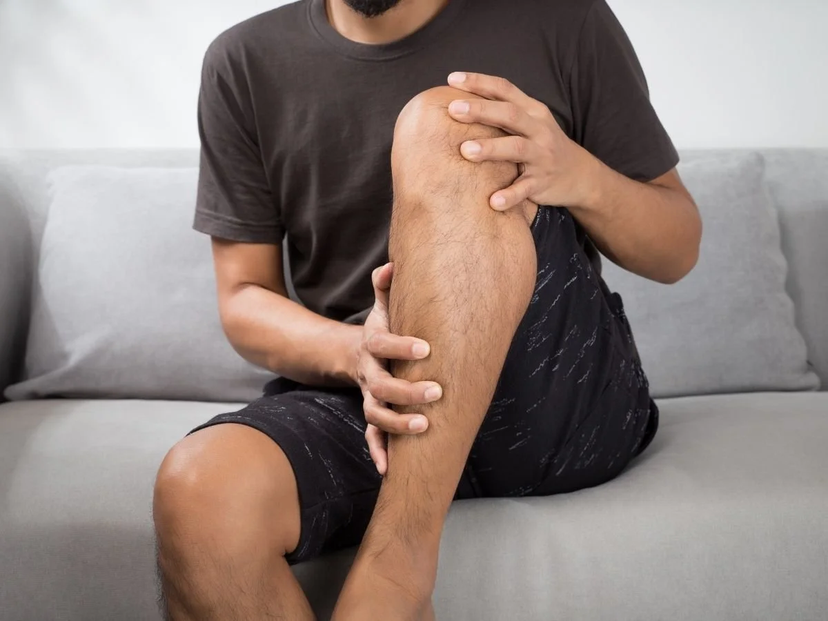a person experience pins and needles from sitting down for too long