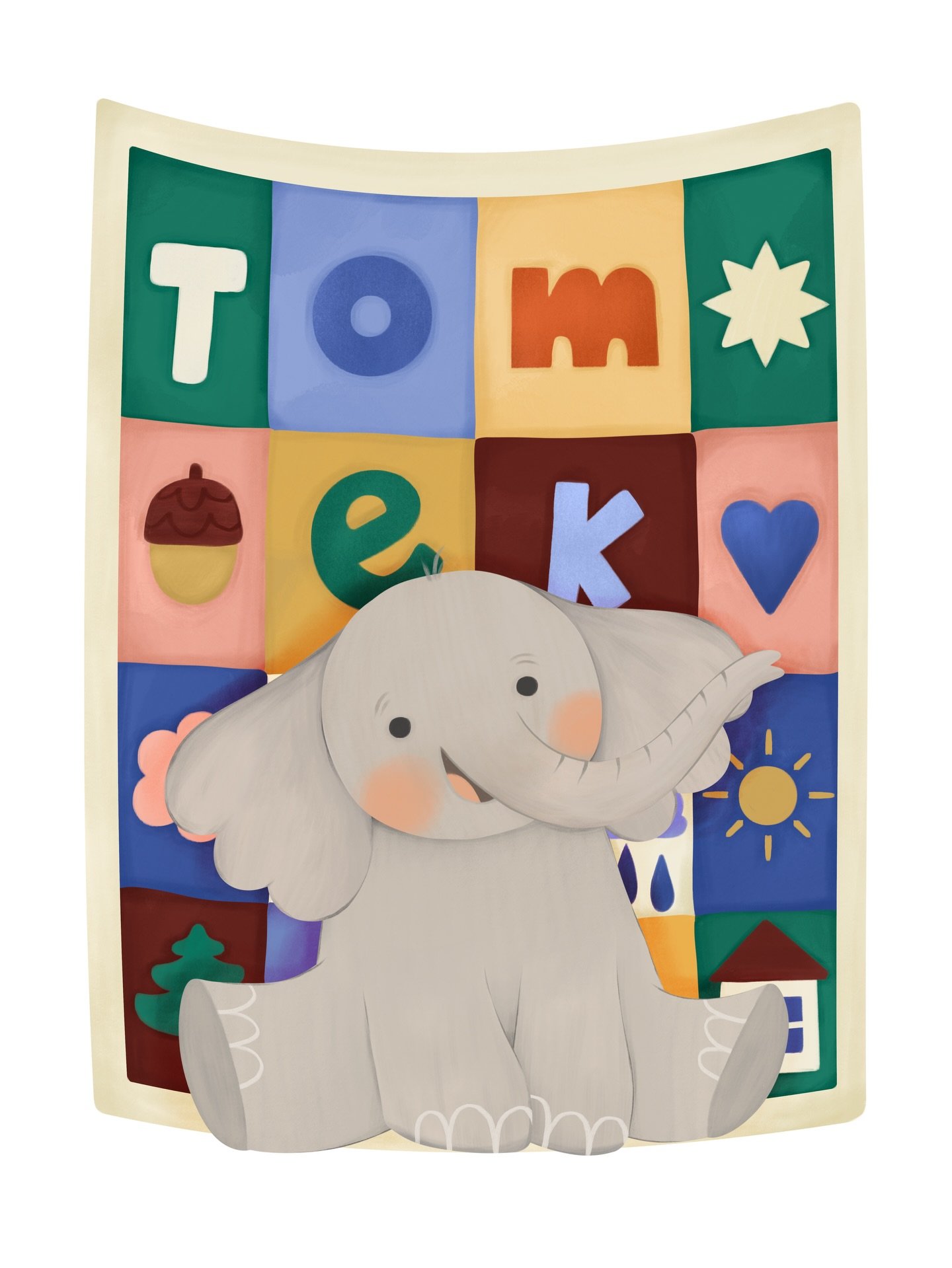 Yesterday was one of those upside-down days, so I ended up finishing this illustration and calling it a small victory. It&rsquo;s going to hang in a little boy&rsquo;s room soon, adding a bit of color and story to his space.
Somewhere between the cha