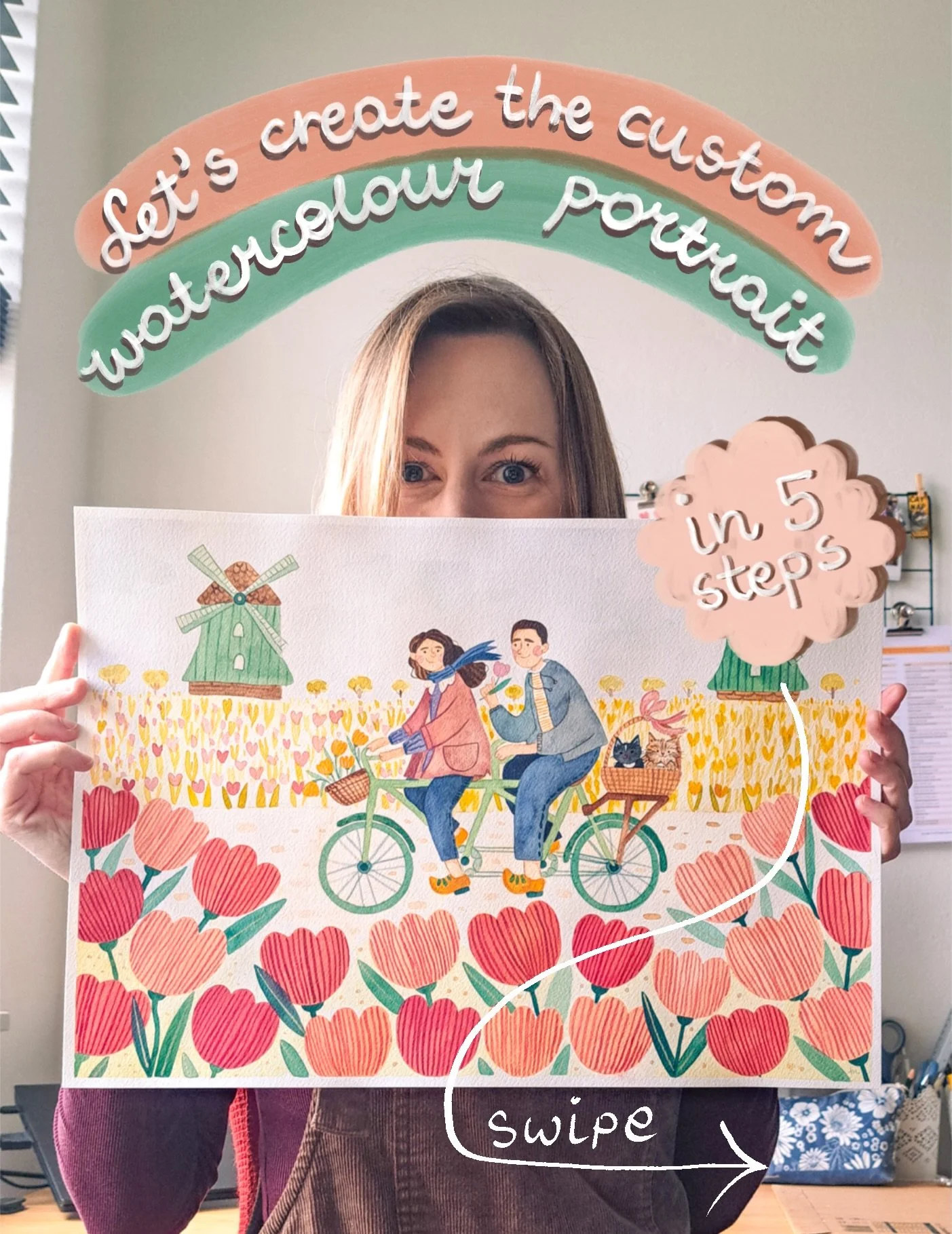 🍃 Do you also find yourself dreaming of green leaves on the trees and more sunny days?
Spring may have already arrived in the form of chocolate bunnies on store shelves 🐣 but from my studio window I can still see bare tree branches 😬

At least my 