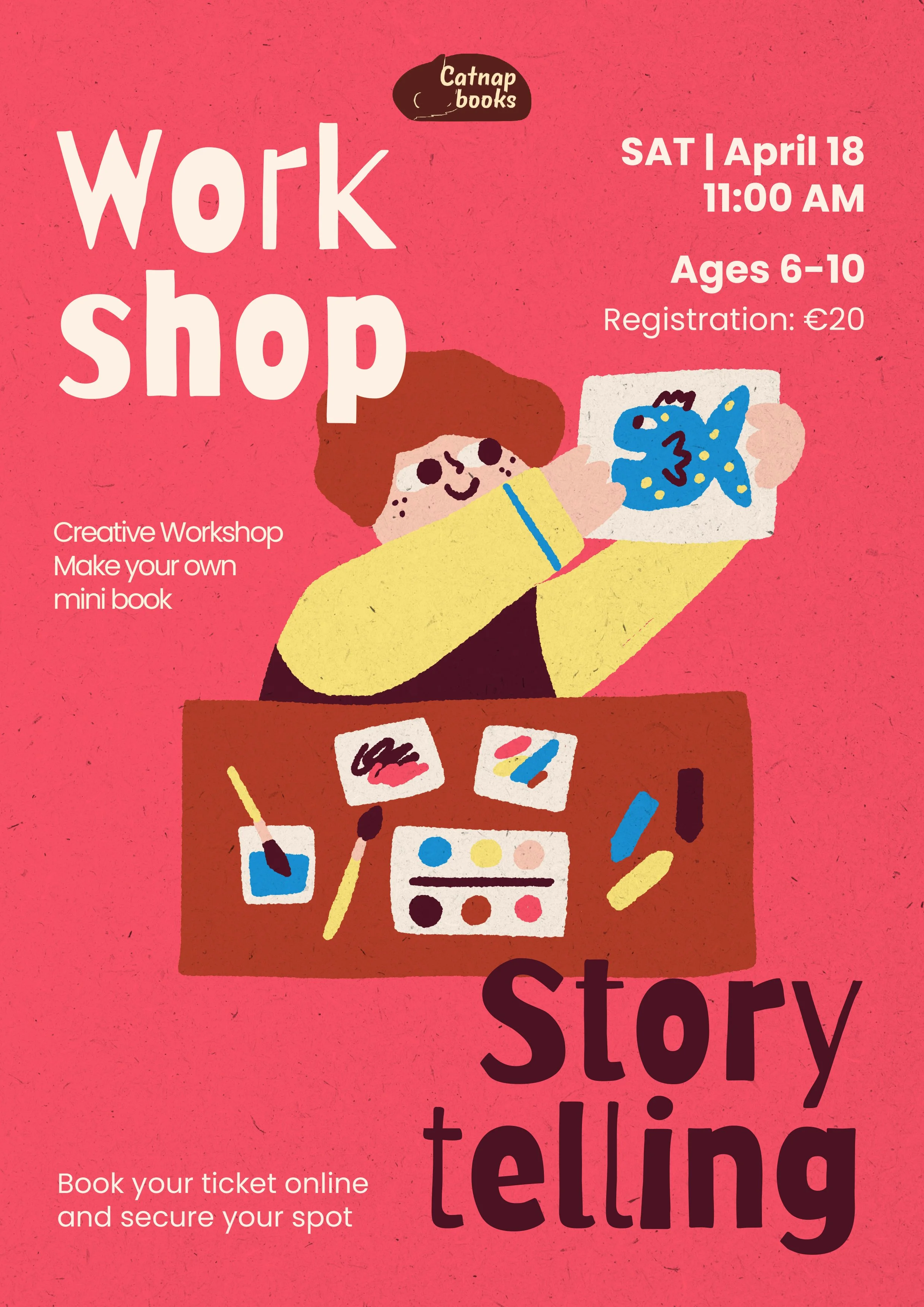 Storytelling Workshops at Catnap Books in Haarlem