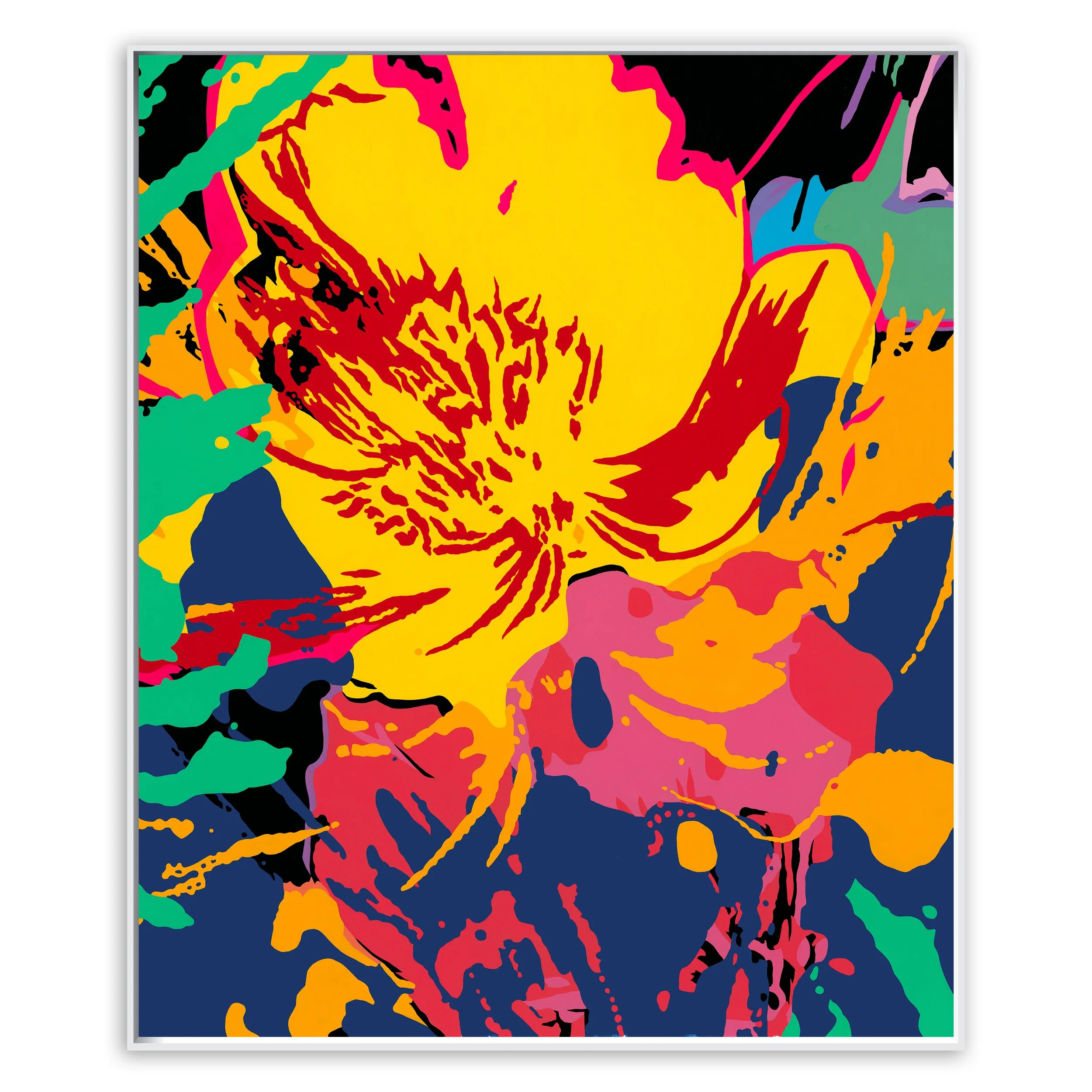 Large Flowers No.16
Acrylic on canvas.
100cm x 120cm x 5cm
