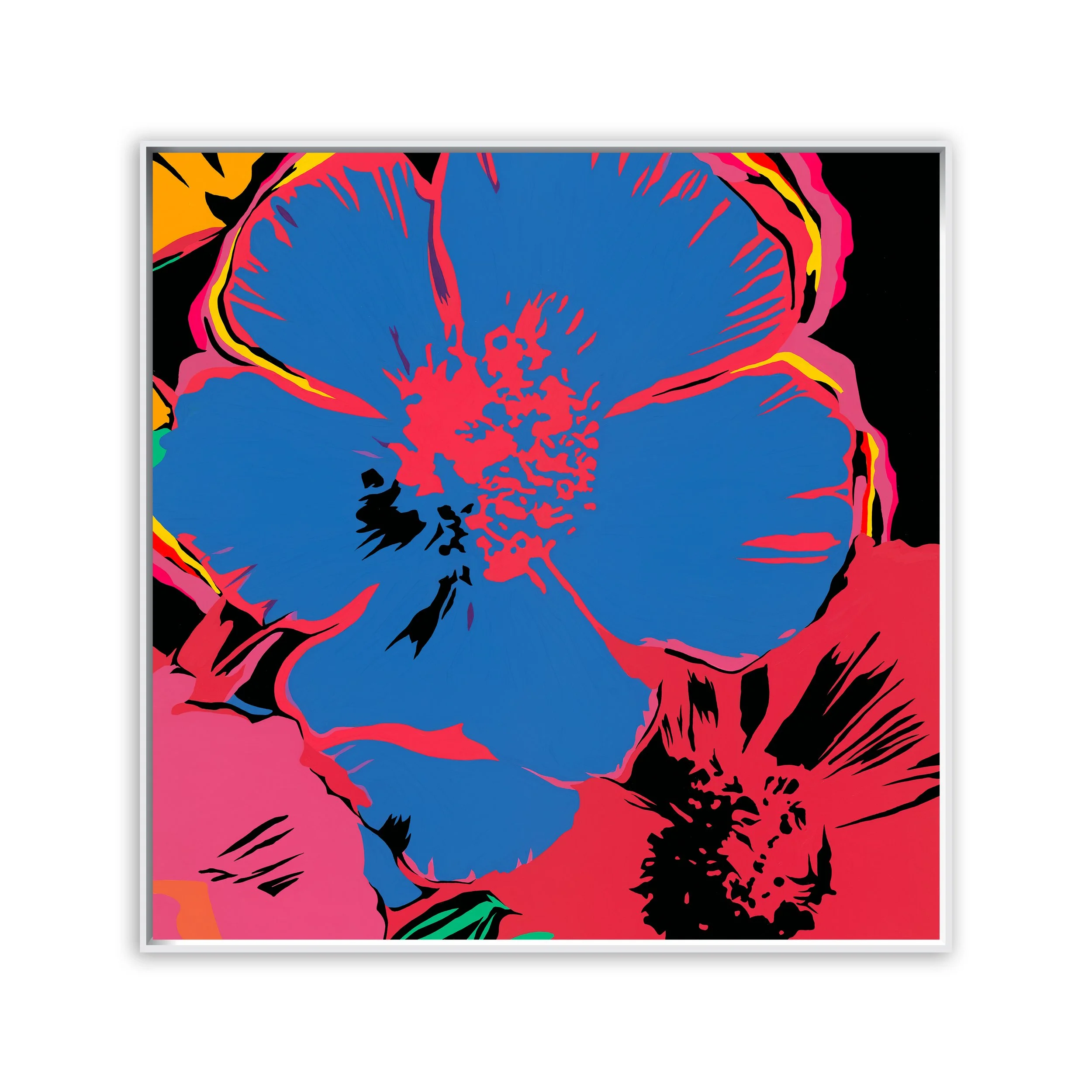 Large Flowers No.13
Acrylic on Canvas.
100cm x 100cm x 5cm