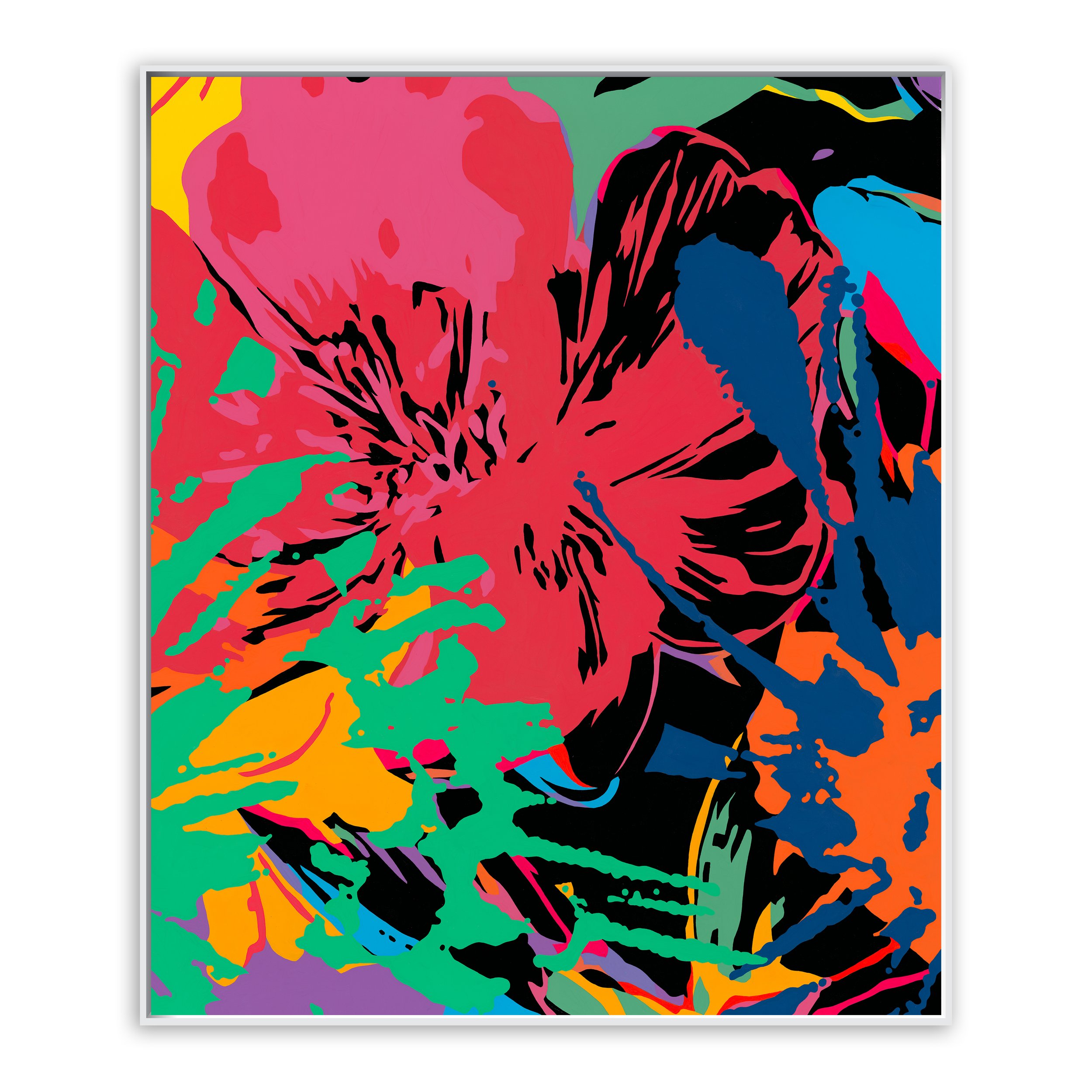 Large Flowers No.11
Acrylic on Canvas.
100cmx 120cm x 5cm