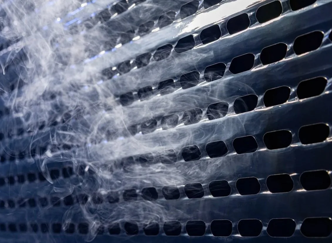 ExcelAir perforated pallet wrap with built-in ventilation channels releasing heat and vapour