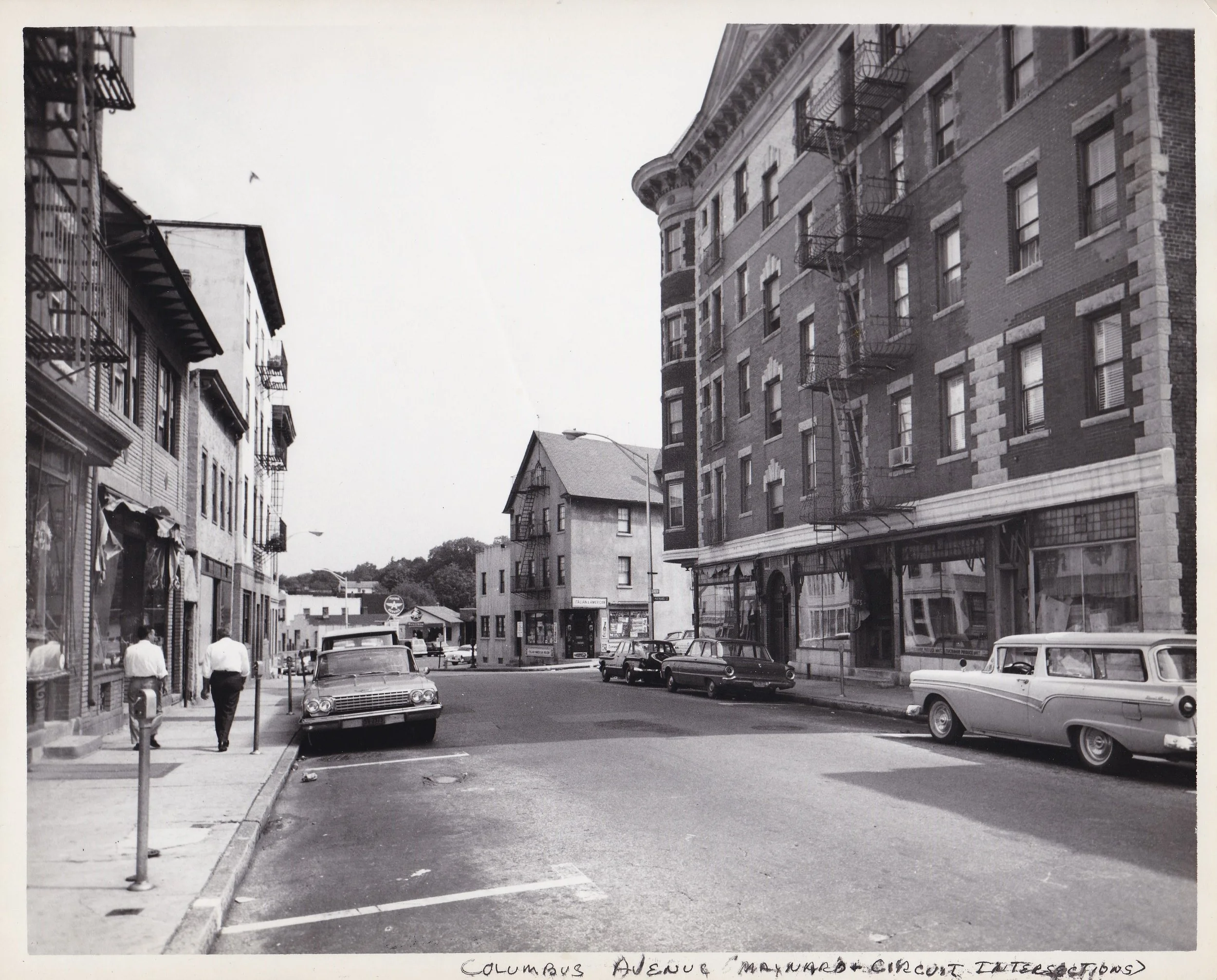 Pic-325  (Looking North on Columbus Ave, near Maynard Street) 