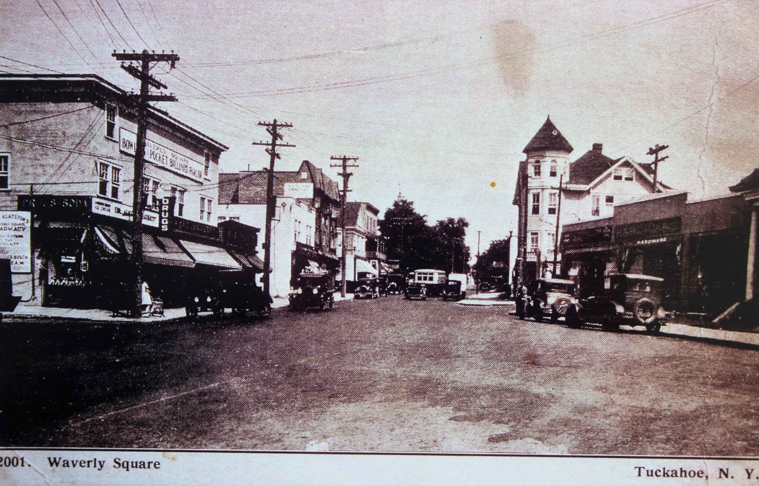 Pic-243 (Waverly Square, looking North ~1920)