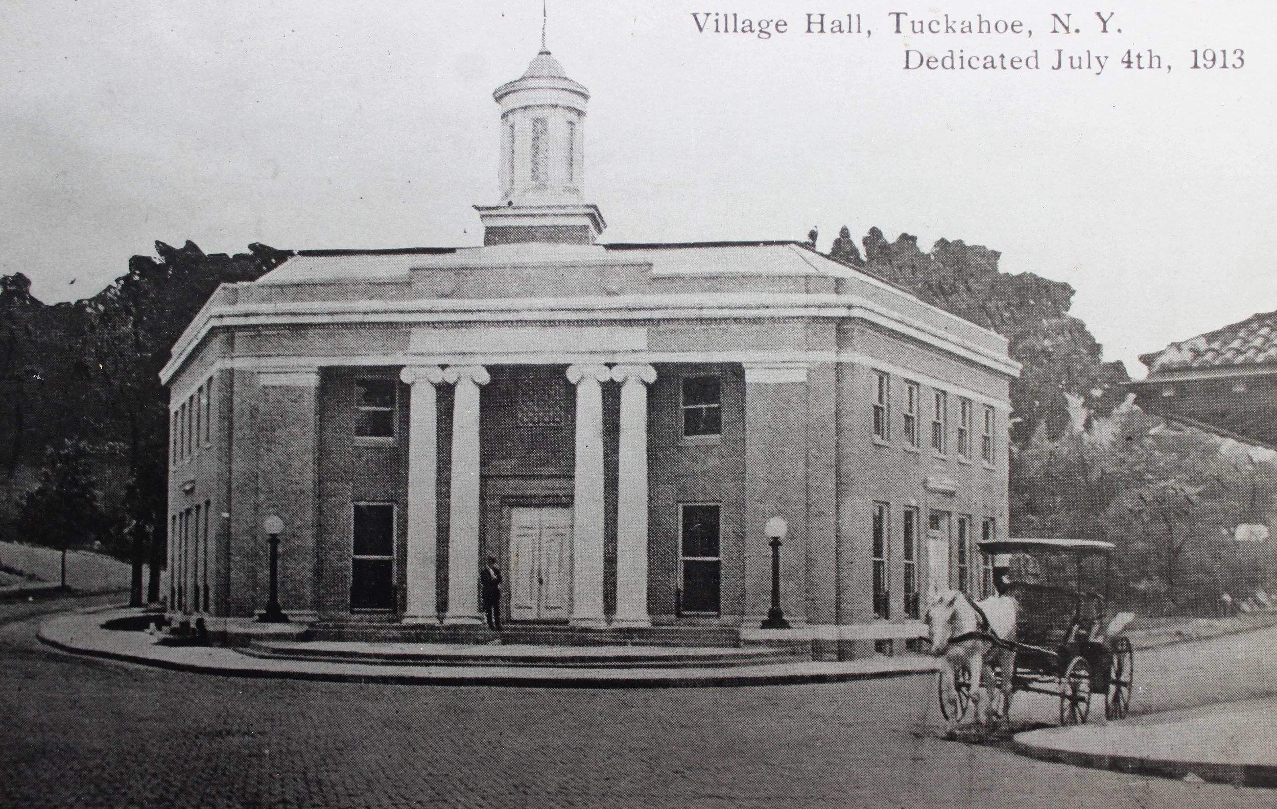 Pic-146 (Village Hall Dedication ~1913, Train Station on right)