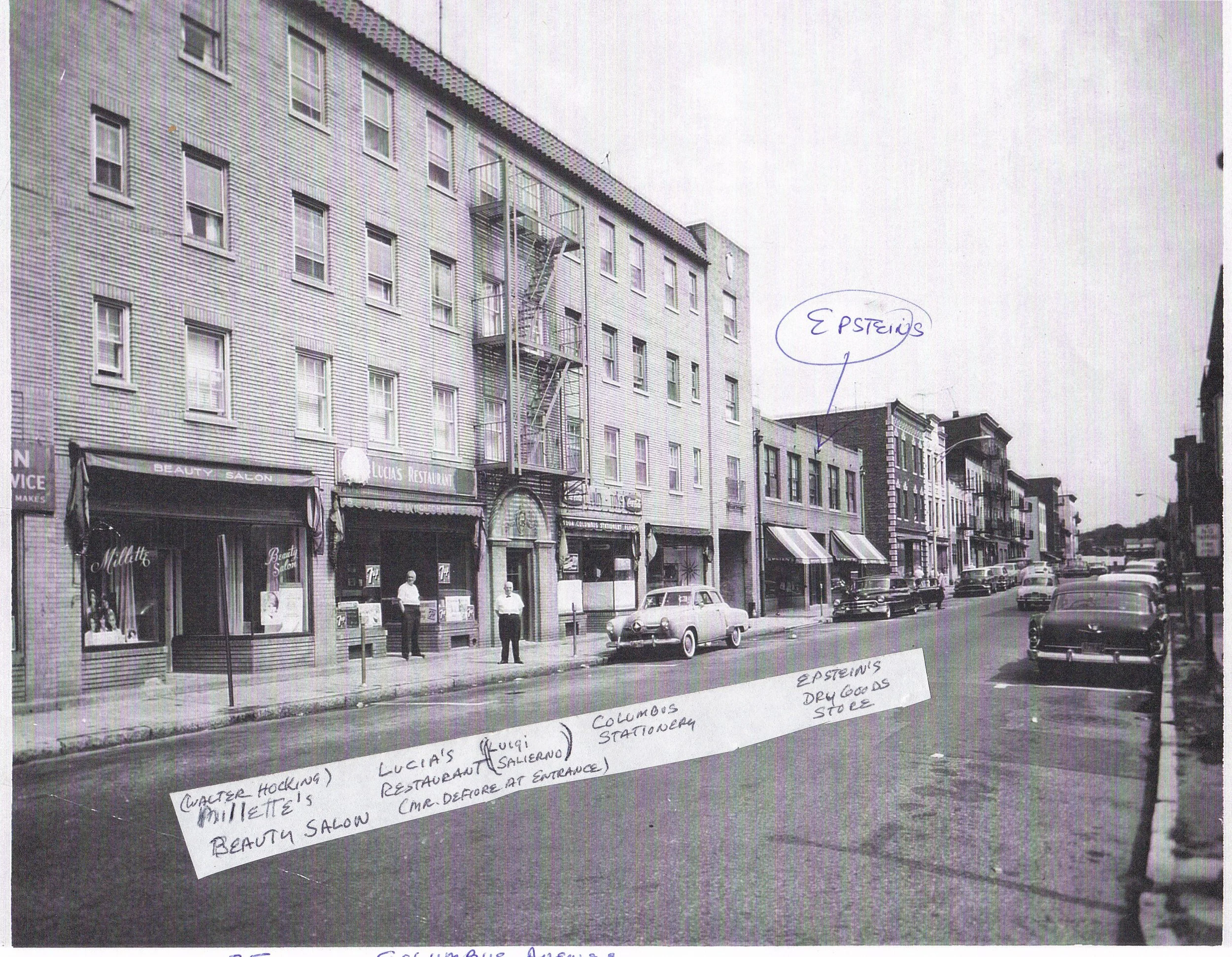 Pic-350 (35 Columbus looking North ~1960)