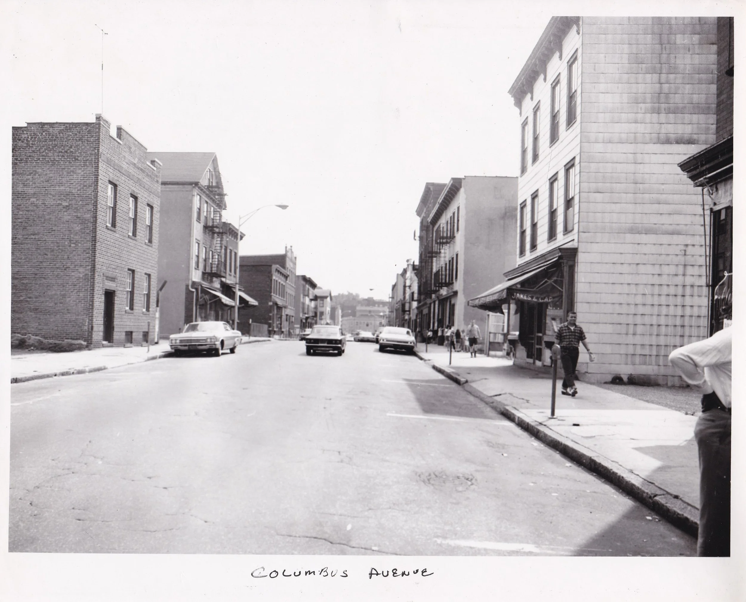 Pic-319 (Looking South on Columbus Ave ~ 1960)