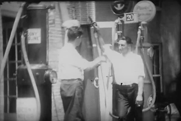 Pic-2a (Gas Station, Southeast Corner  of Village Hall on Sagamore Road)