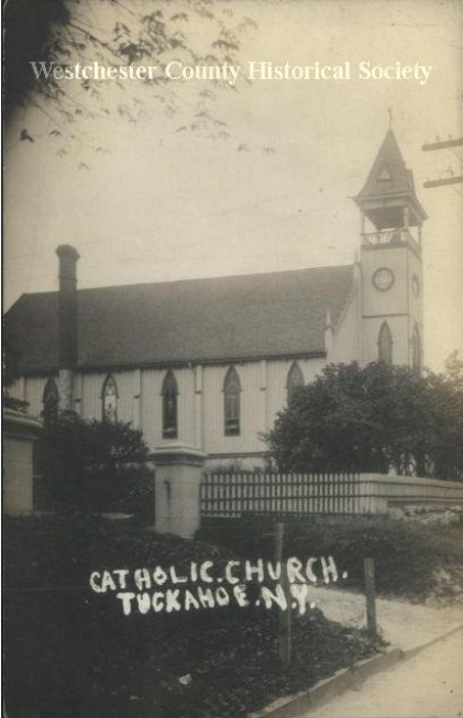 Pic-30c (Original Immaculate Conception Church in Waverly Square. Built in 1853).