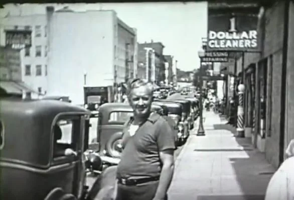 Pic-3b (Looking north on Columbus Ave. from Main St.~1935)