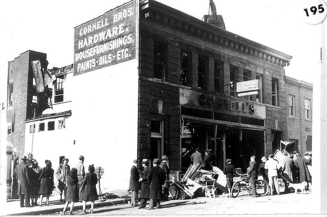 Pic-652 (Demolition of Hardware Store)