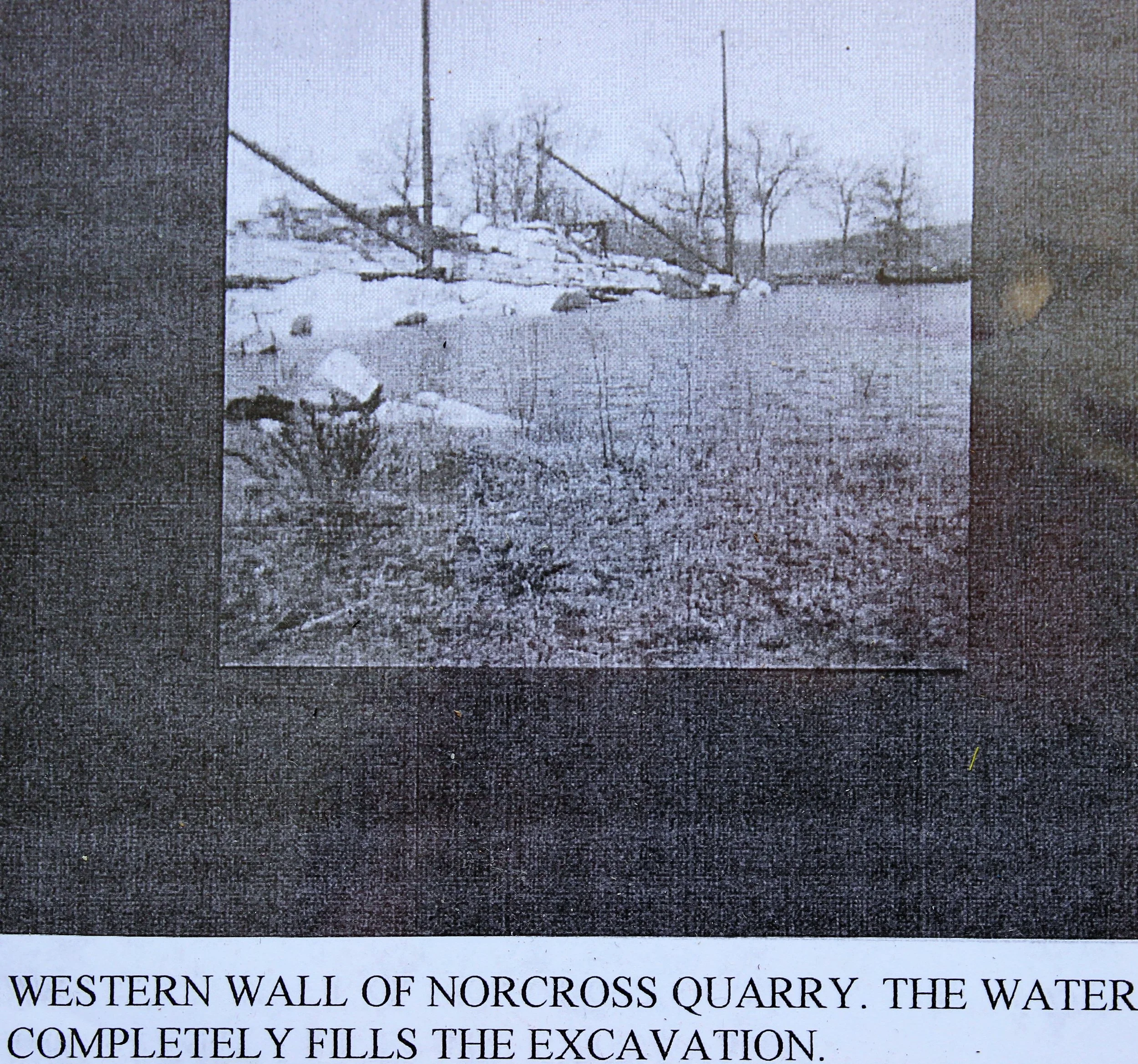 Pic-268 (Norcross Quarry, Closure and Flooding of the Quarry)