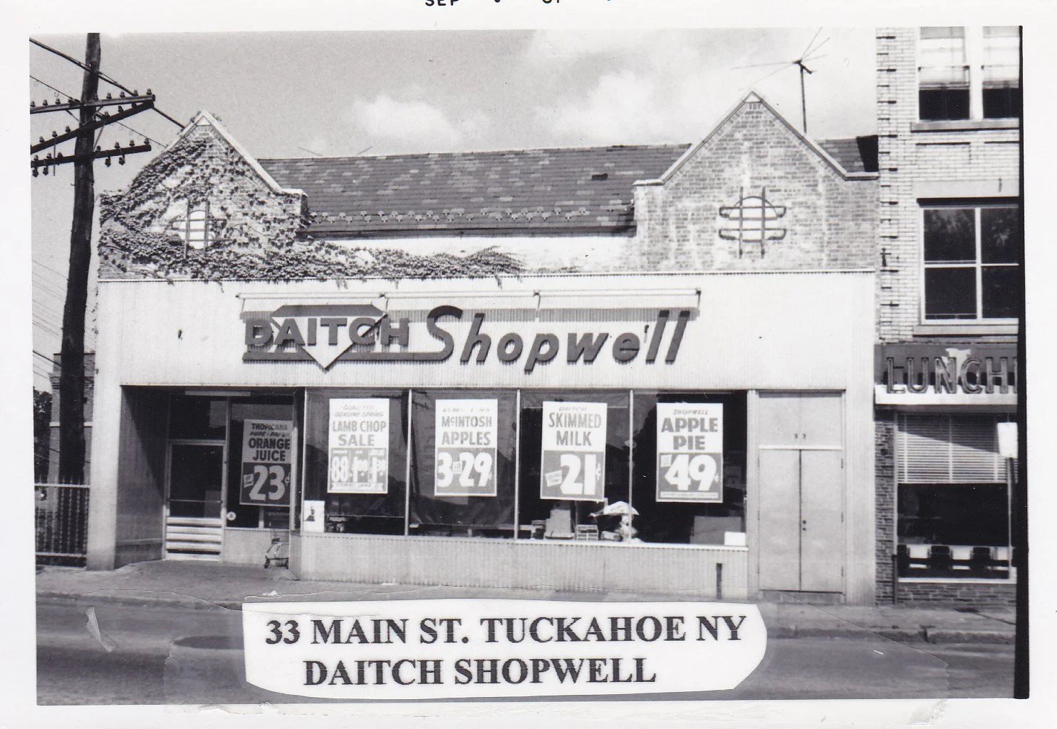 Pic-301 (Main street -Daitch Shopwell, formerly Square Hotel ~1960's)