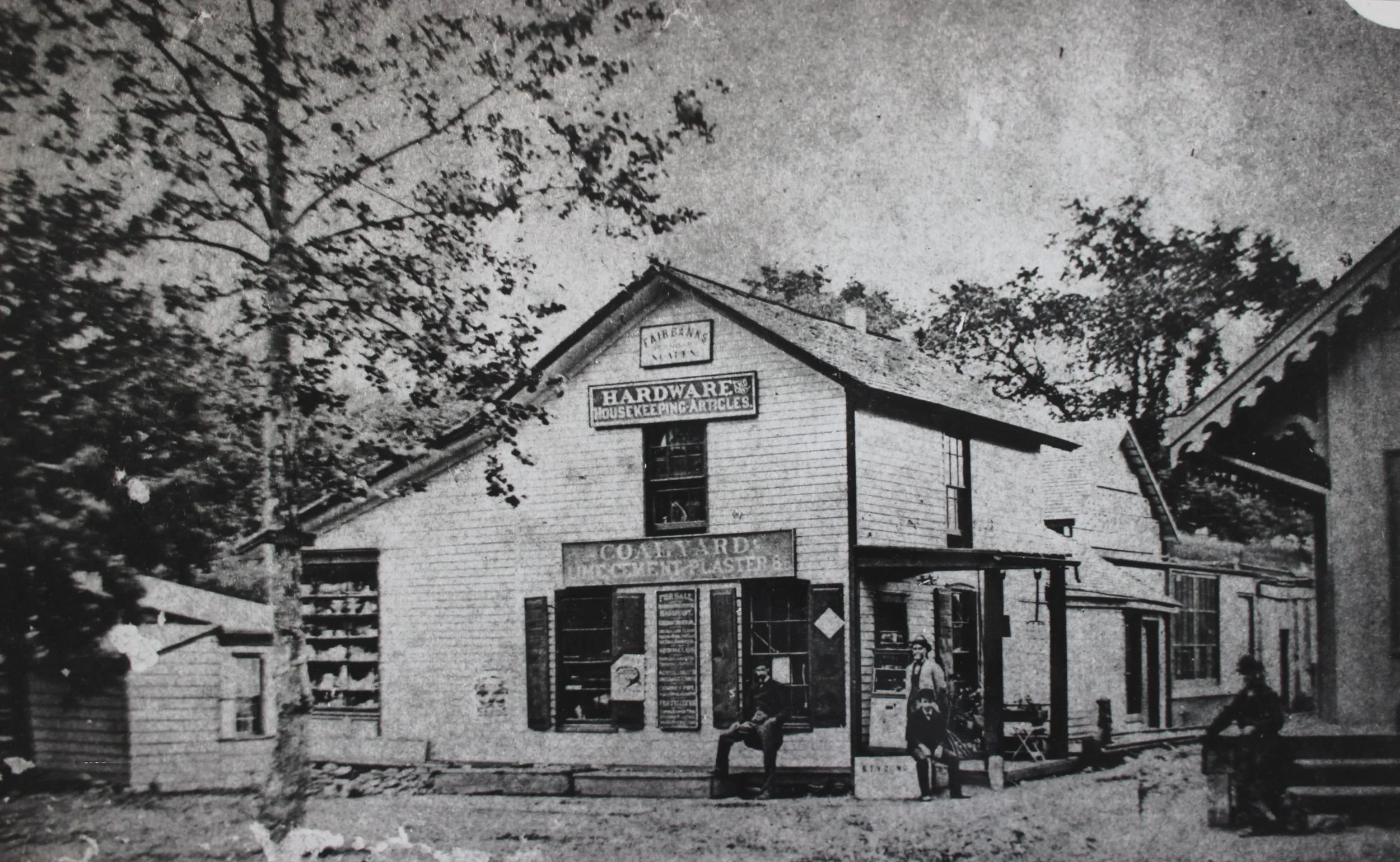 Pic-136 (Fairbanks Hardware, Depot Square adjacent to train station ~1890)