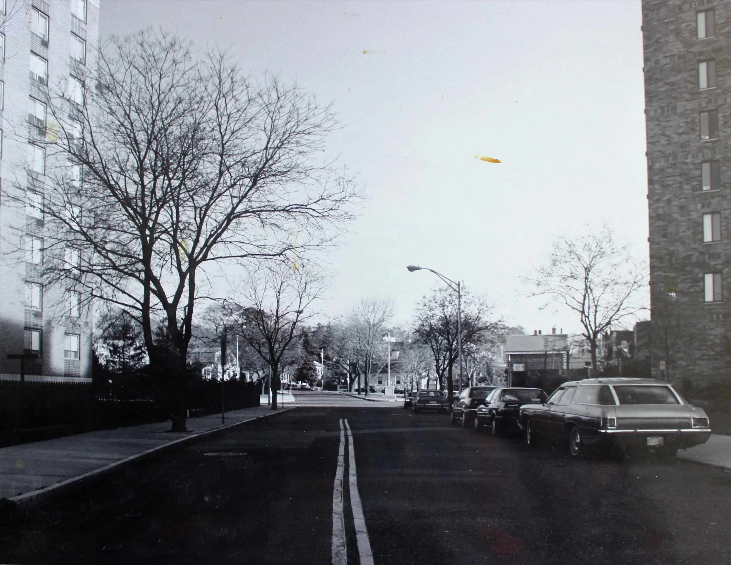 Pic-227 (Circuit Ave, looking East. Tower Club on Right, Marble Hall on left)